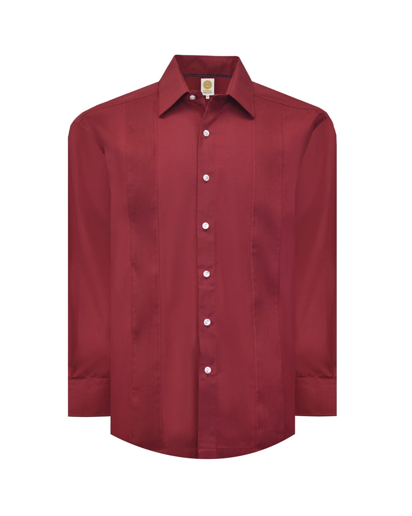 Manchester Guayabera sin Bolsas con Puño Convertible de Algodón y Poliéster - Manchester