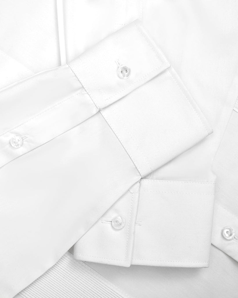 Manchester Guayabera sin Bolsas con Puño Convertible de Algodón y Poliéster - Manchester