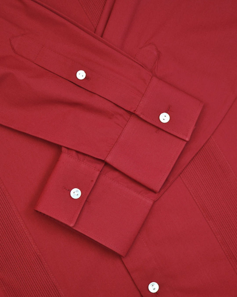 Manchester Guayabera sin Bolsas con Puño Convertible de Algodón y Poliéster - Manchester