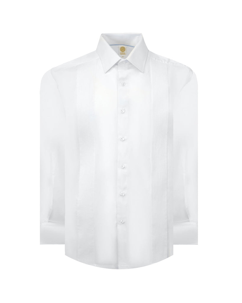 Manchester Guayabera sin Bolsas con Puño Convertible de Algodón y Poliéster - Manchester