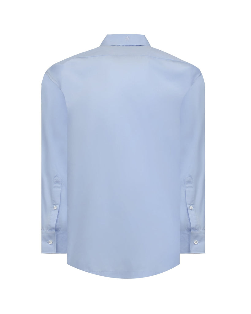 Manchester Guayabera sin Bolsas con Puño Convertible de Algodón y Poliéster - Manchester