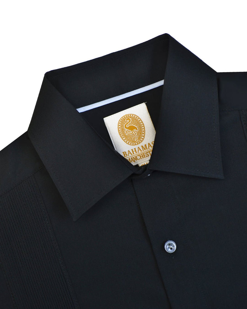 Manchester Guayabera sin Bolsas con Puño Convertible de Algodón y Poliéster - Manchester