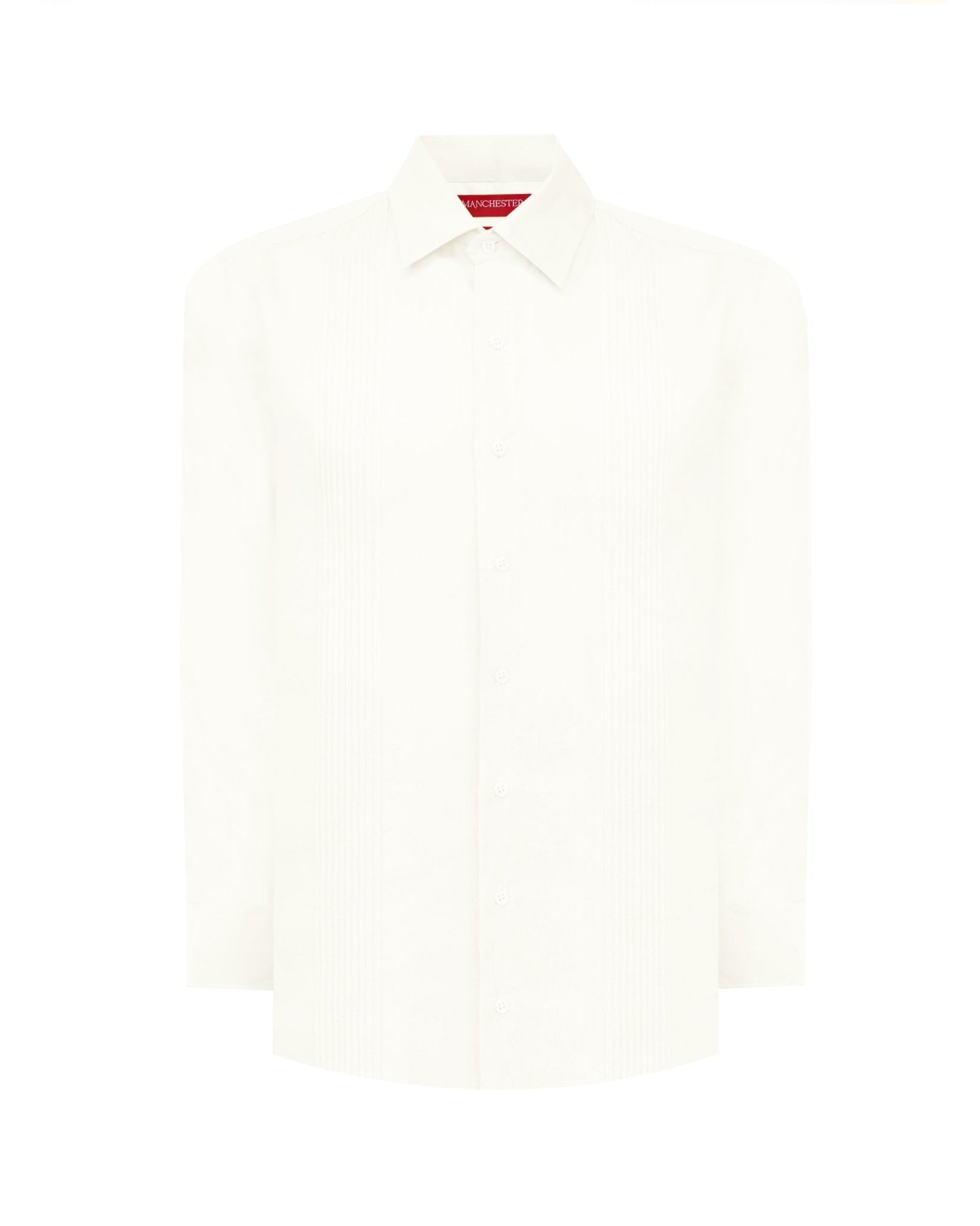 Manchester Guayabera sin Bolsas Slim Fit con Puño Convertible de Lino - Manchester