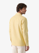 Manchester Guayabera sin Bolsas Slim Fit con Puño Convertible de Lino - Manchester