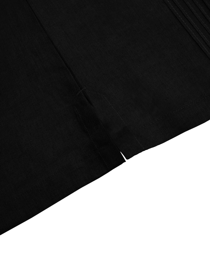 Manchester Guayabera sin Bolsas Slim Fit con Puño Convertible de Lino - Manchester