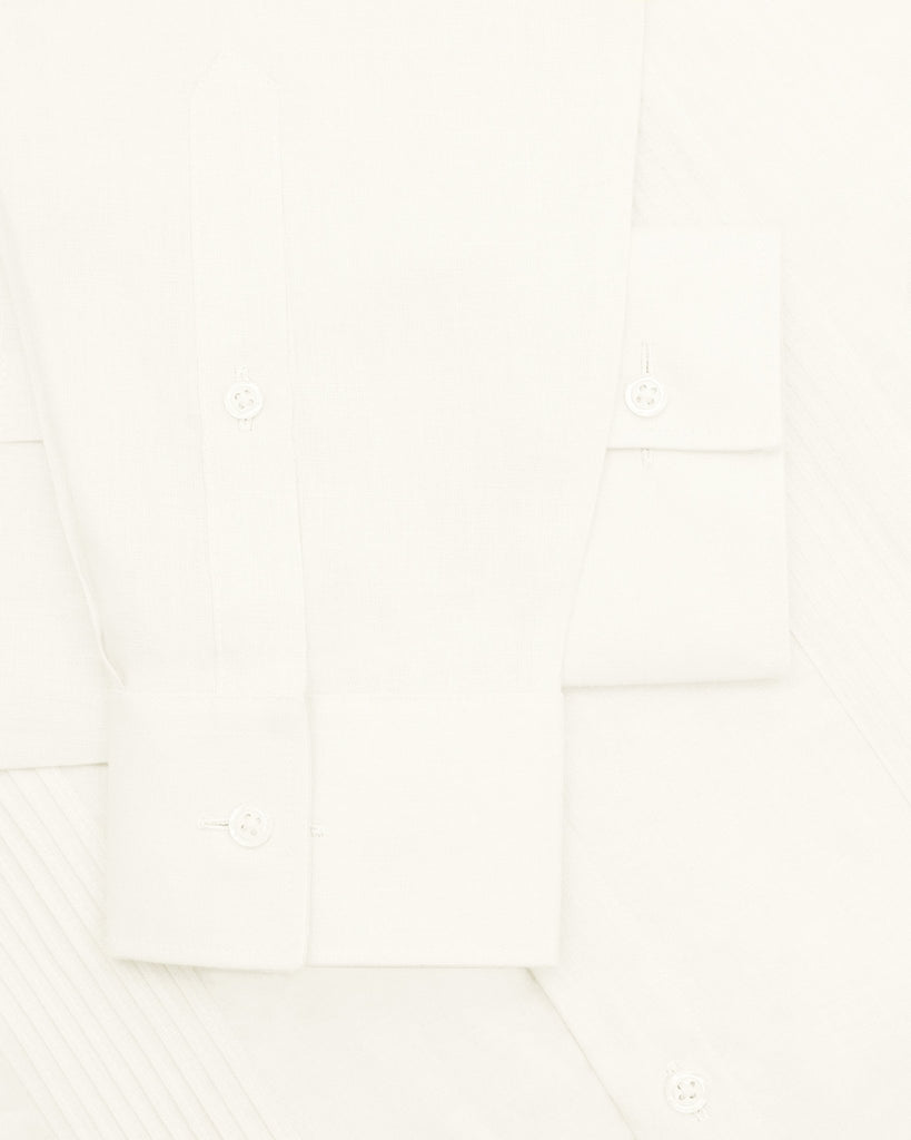 Manchester Guayabera sin Bolsas Slim Fit con Puño Convertible de Lino - Manchester