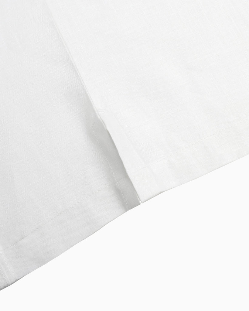 Manchester Guayabera sin Bolsas Slim Fit con Puño Convertible de Lino - Manchester