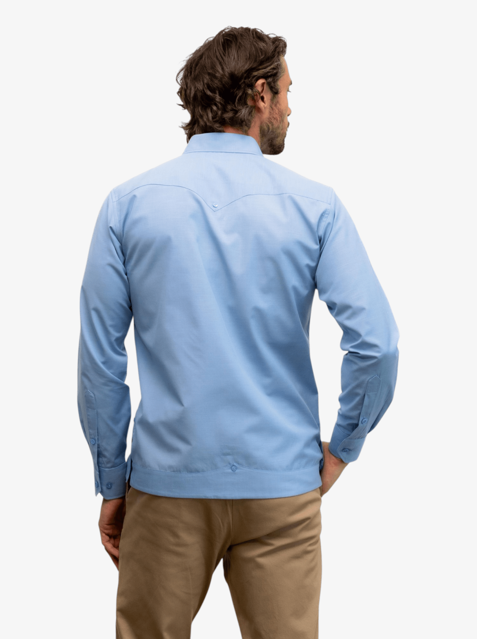 Manchester Guayabera Slim Fit Algodón-Poliéster - Manchester