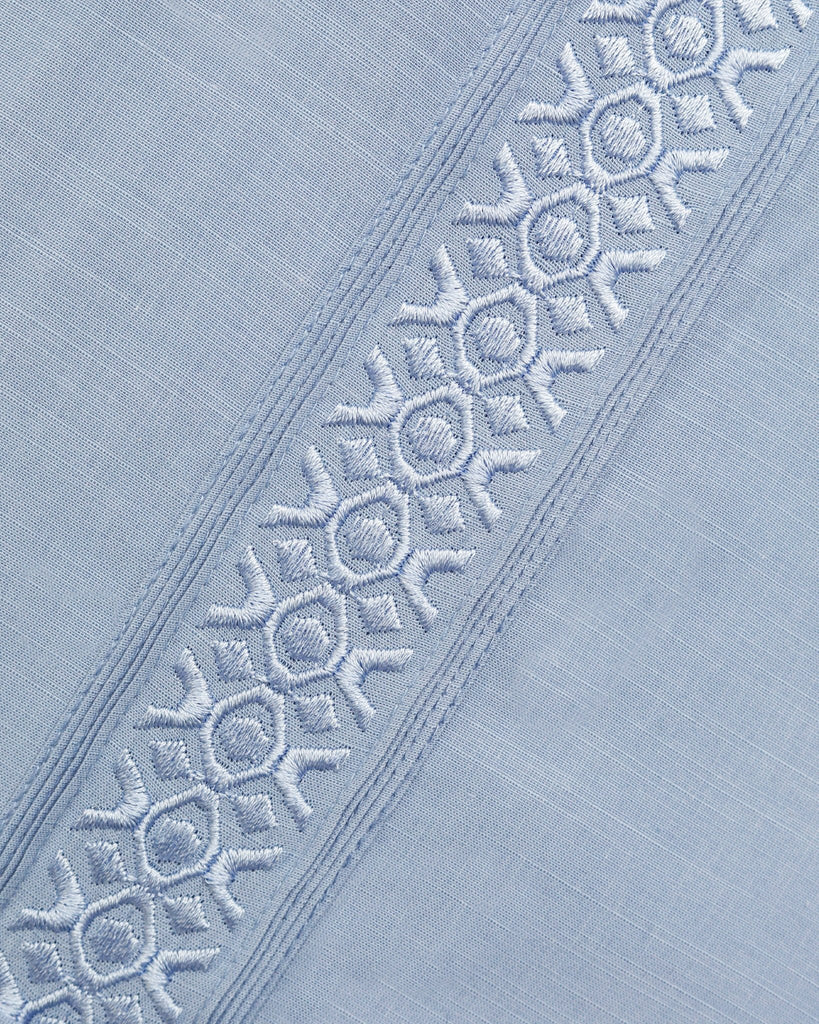 Manchester Guayabera Slim Fit Algodón - Poliéster - Manchester