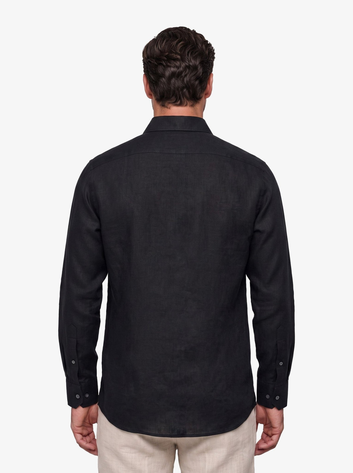 Manchester Guayabera Slim Fit Lino Bordado Elegante - Manchester
