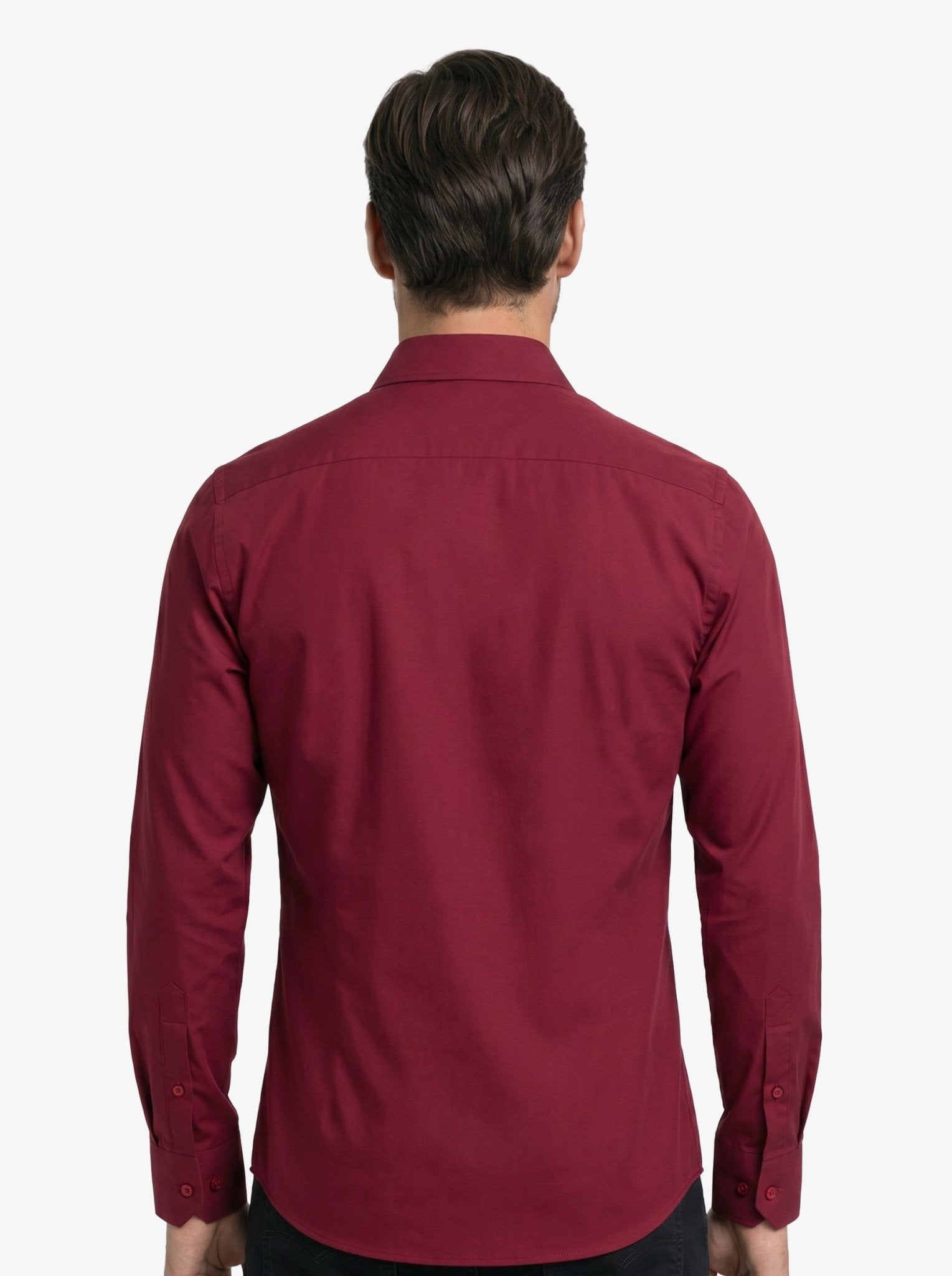 Manchester Guayabera Slim Fit Sin Bolsas Alforzas Bordado Elegante - Manchester