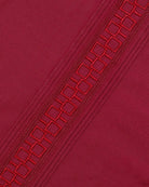 Manchester Guayabera Slim Fit Sin Bolsas Alforzas Bordado Elegante - Manchester