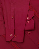 Manchester Guayabera Slim Fit Sin Bolsas Alforzas Bordado Elegante - Manchester