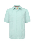 Manchester Guayabera Tradicional Alforzas Bordado Vertical - Manchester