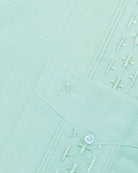 Manchester Guayabera Tradicional Alforzas Bordado Vertical - Manchester