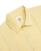 Manchester Guayabera Tradicional Alforzas Finas y Bordado - Manchester