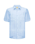 Manchester Guayabera Tradicional Big And Tall - Manga Corta - Manchester