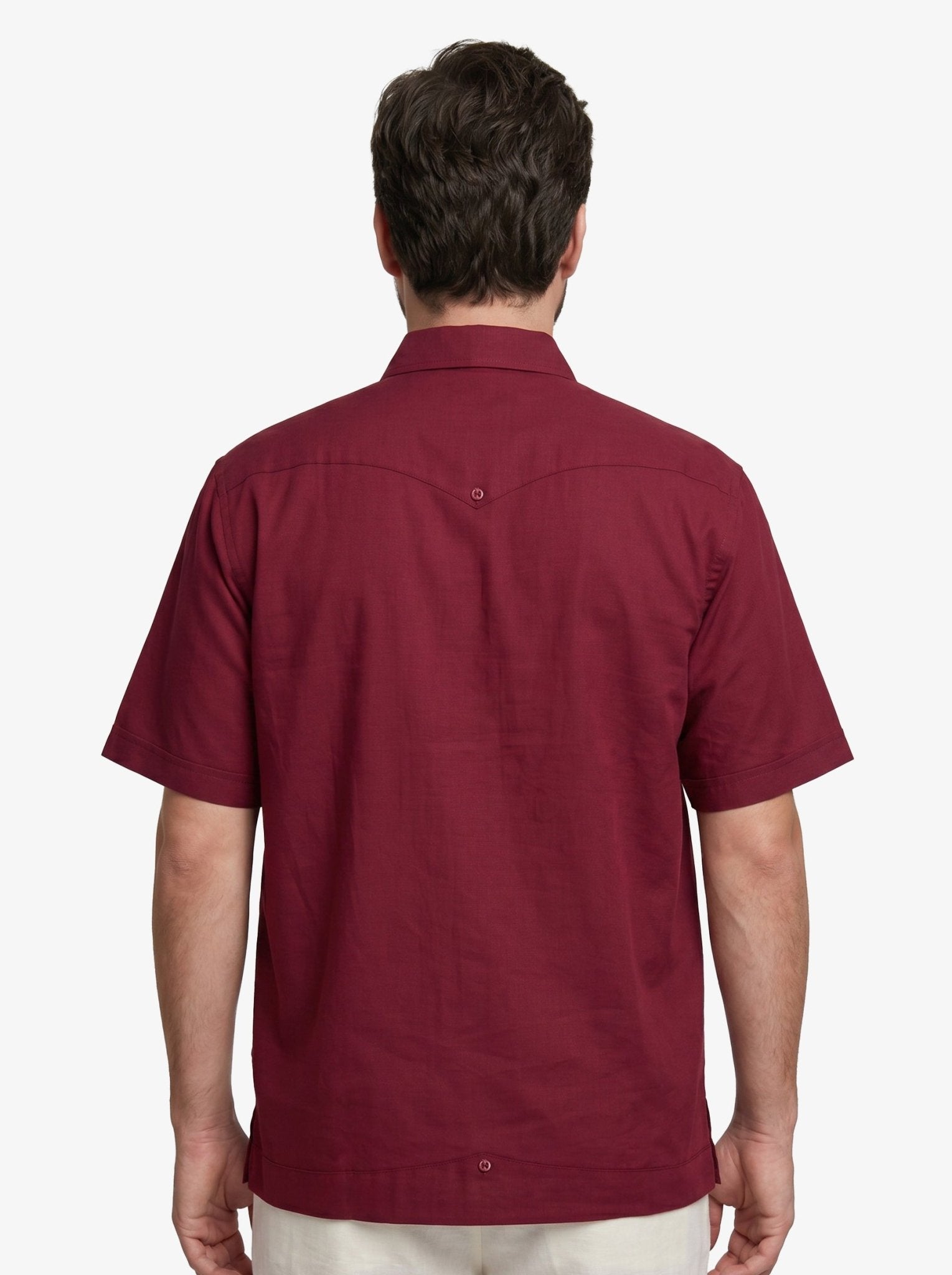 Manchester Guayabera Tradicional Big And Tall - Manga Corta - Manchester