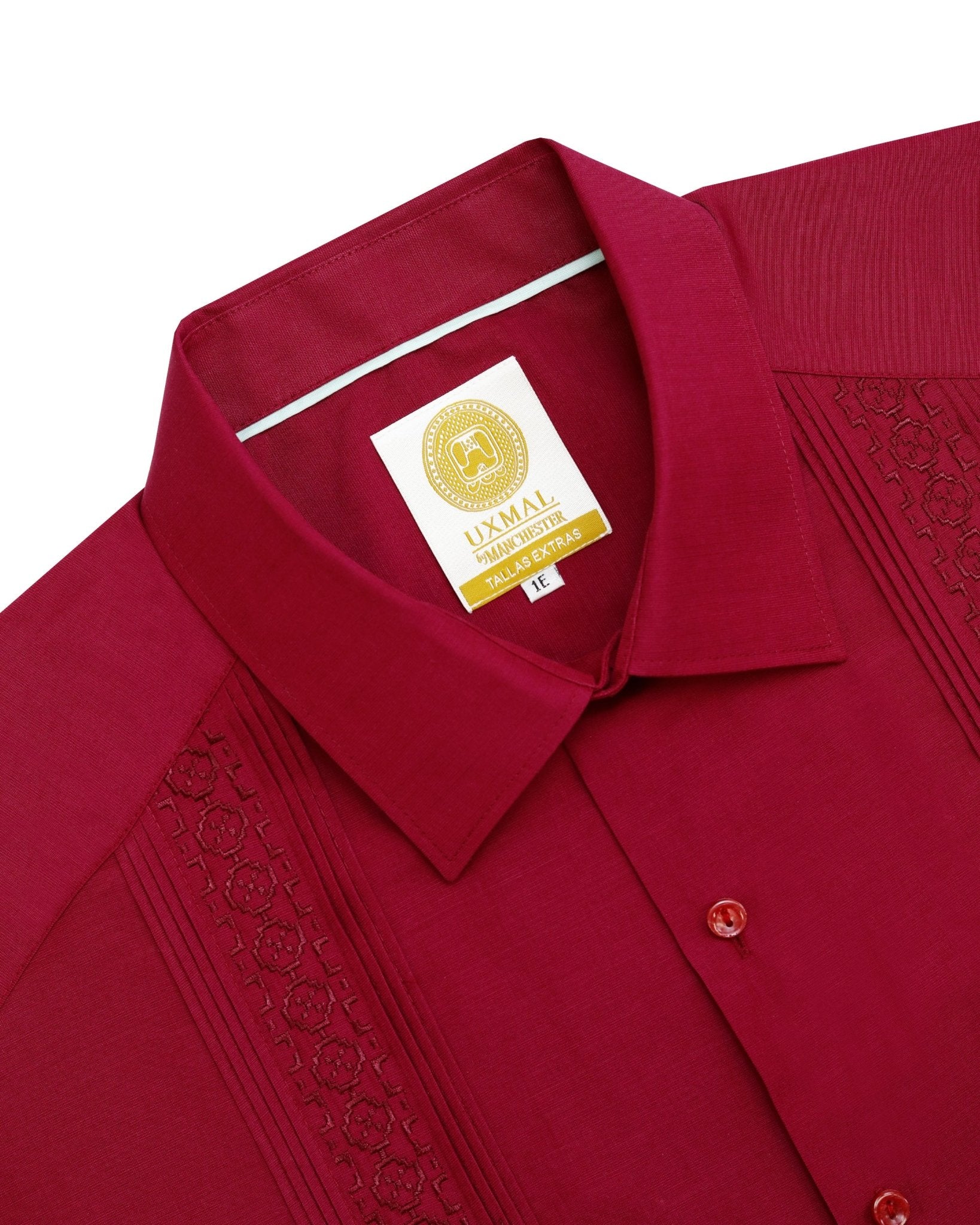 Manchester Guayabera Tradicional Big And Tall - Manga Corta - Manchester