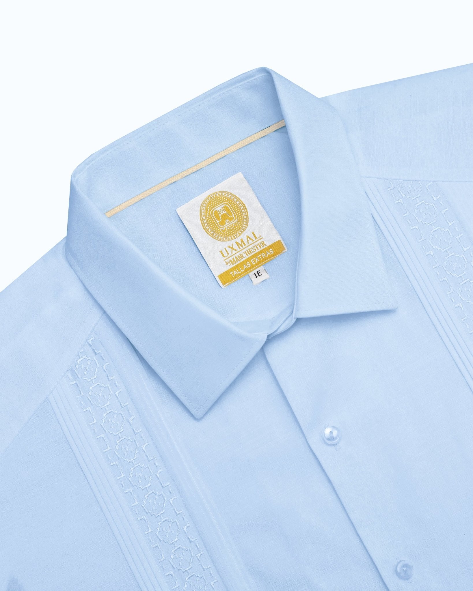 Manchester Guayabera Tradicional Big And Tall - Manga Corta - Manchester