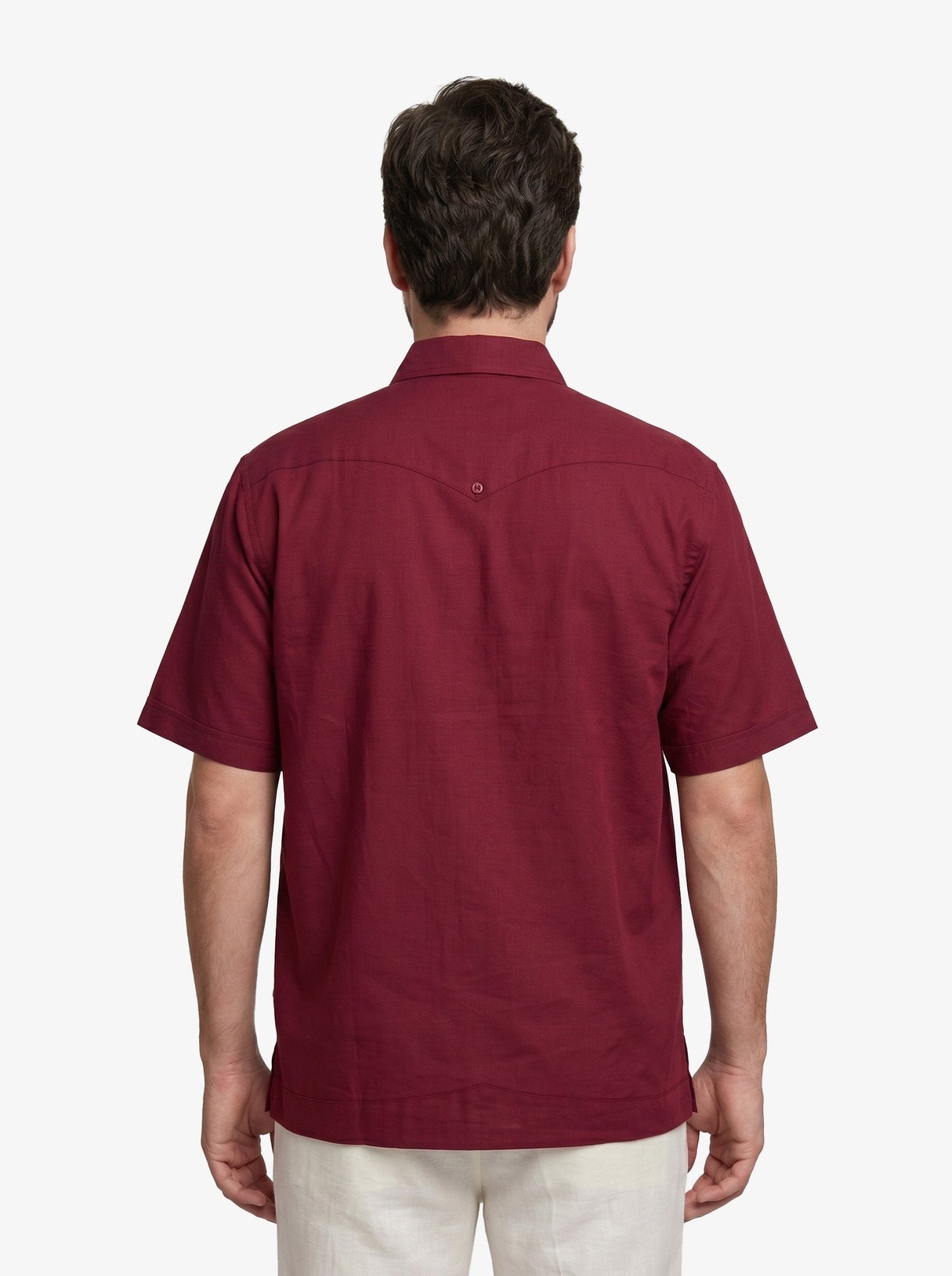 Manchester Guayabera Tradicional Big And Tall - Manga Corta - Manchester
