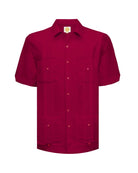 Manchester Guayabera Tradicional Big And Tall - Manga Corta - Manchester