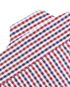 Manchester Junior Camisa Casual Gingham Button Down - Manga Larga - Manchester