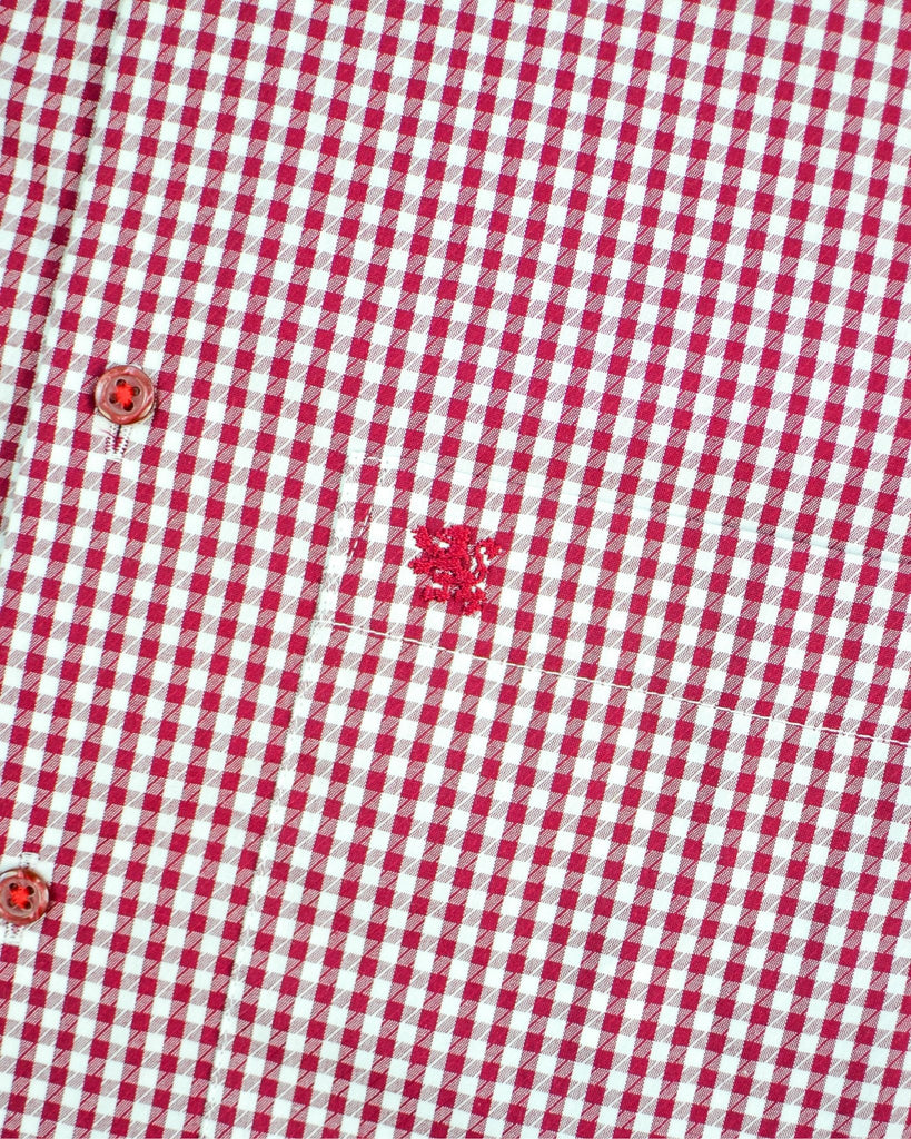 Manchester Junior Camisa Casual Mezcla de Algodón Cuello Ajustable - Manga Corta - Manchester