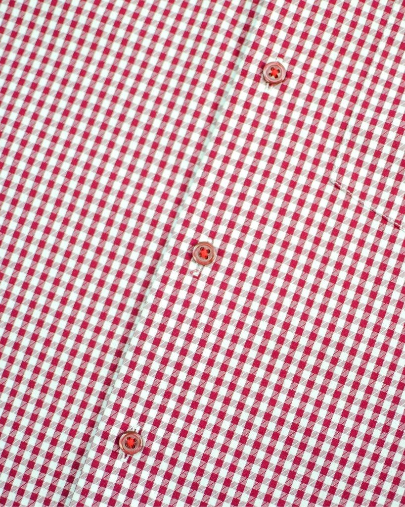 Manchester Junior Camisa Casual Mezcla de Algodón Cuello Ajustable - Manga Corta - Manchester