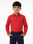 Manchester Junior Camisa de Vestir: Regular Fit Cuello Roma - Manchester