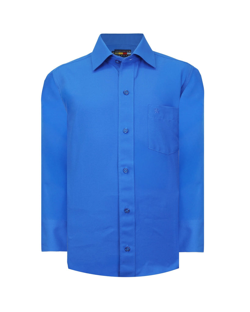 Manchester Junior Camisa de Vestir: Regular Fit Cuello Roma - Manchester