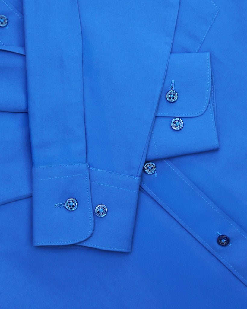 Manchester Junior Camisa de Vestir: Regular Fit Cuello Roma - Manchester