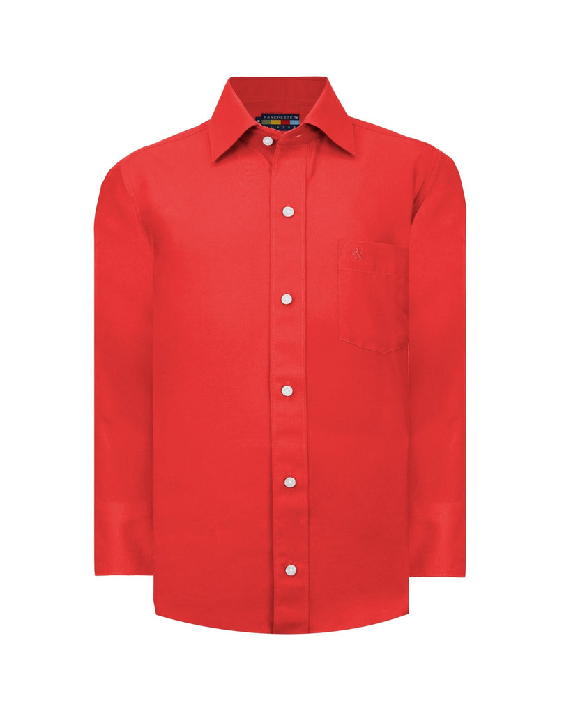 Manchester Junior Camisa de Vestir: Regular Fit Cuello Roma - Manchester