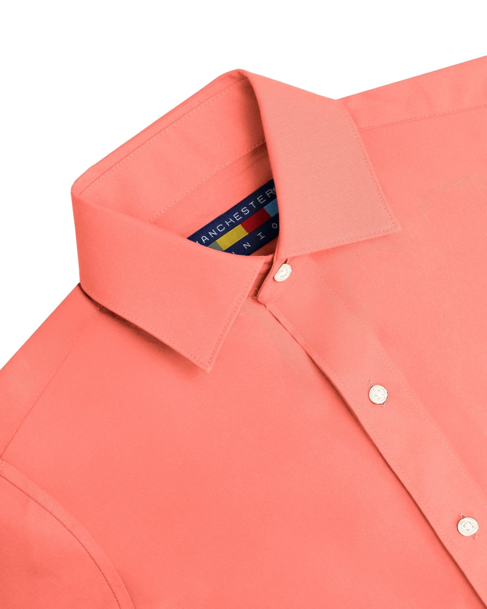 Manchester Junior Camisa de Vestir: Regular Fit Cuello Roma - Manchester