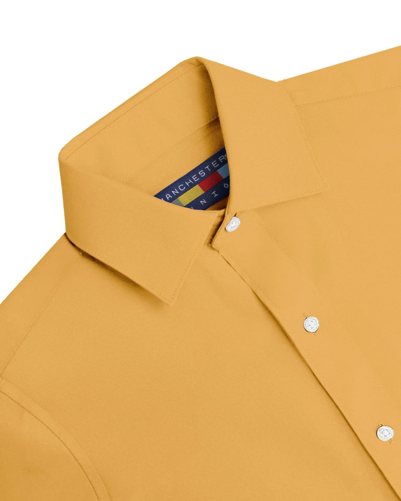 Manchester Junior Camisa de Vestir: Regular Fit Cuello Roma - Manchester