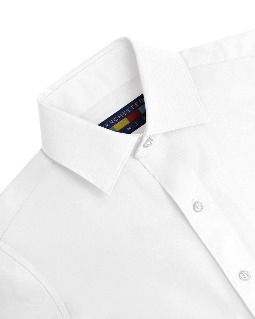 Manchester Junior Camisa de Vestir: Regular Fit Cuello Roma - Manchester