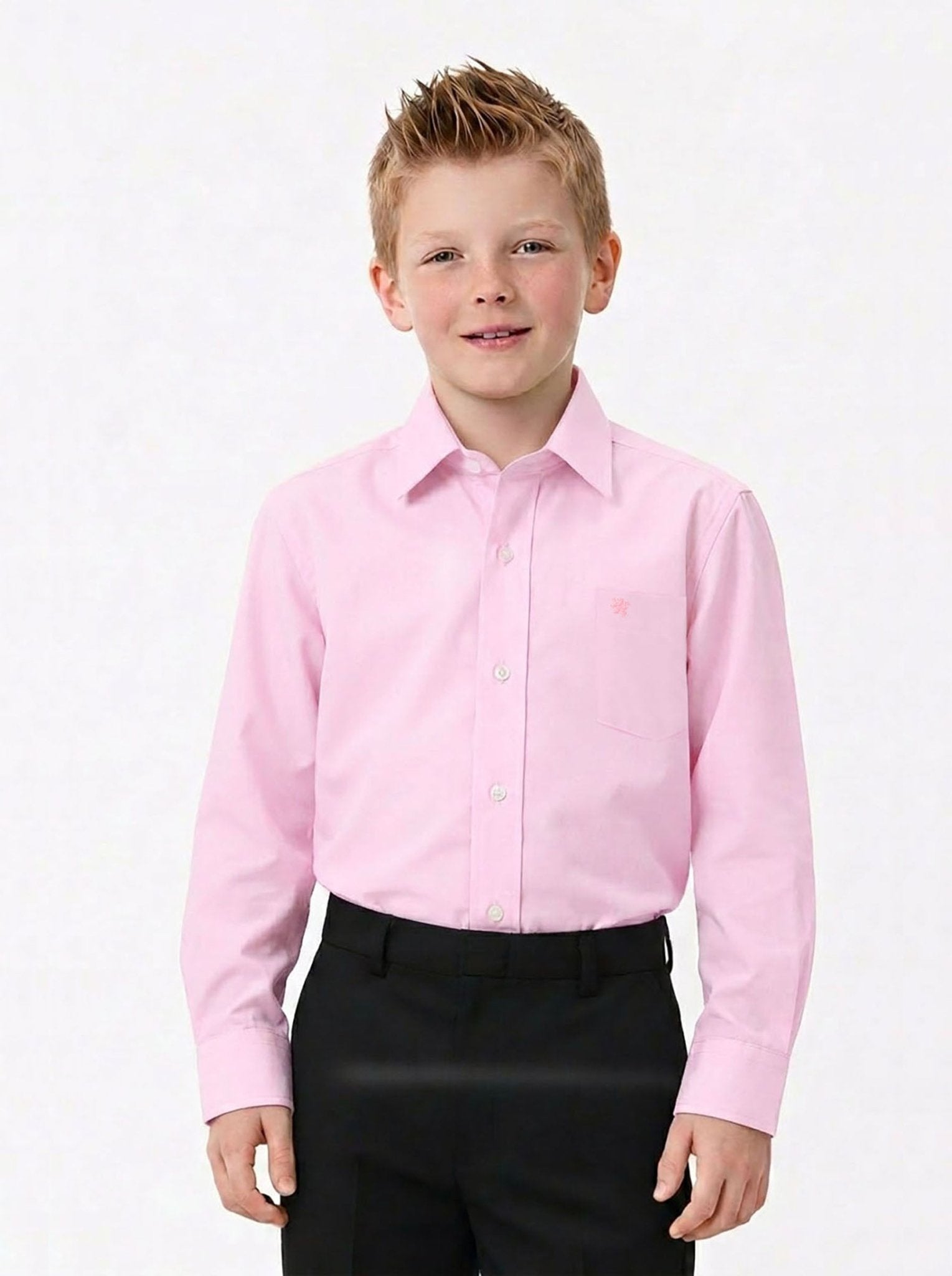 Manchester Junior Camisa de Vestir: Regular Fit Cuello Roma - Manchester
