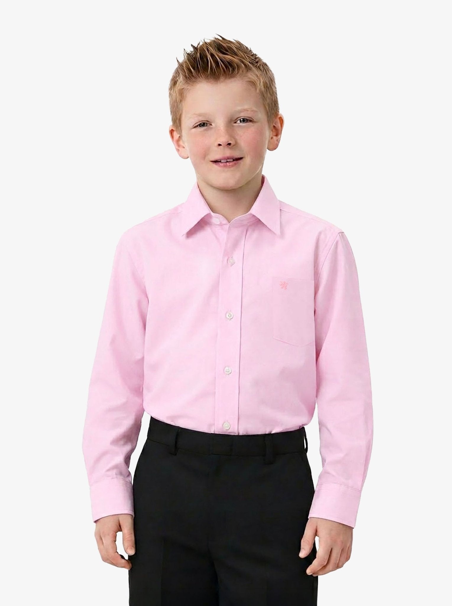 Manchester Junior Camisa de Vestir: Regular Fit Cuello Roma - Manchester