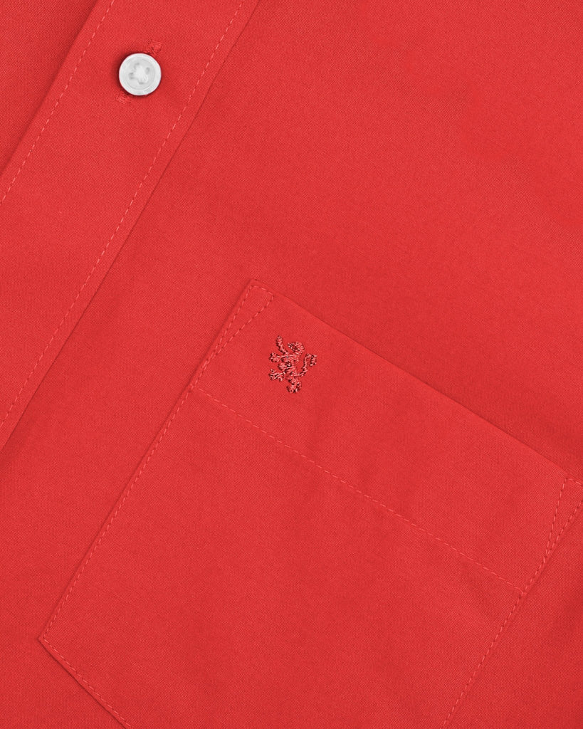 Manchester Junior Camisa de Vestir: Regular Fit Cuello Roma - Manchester