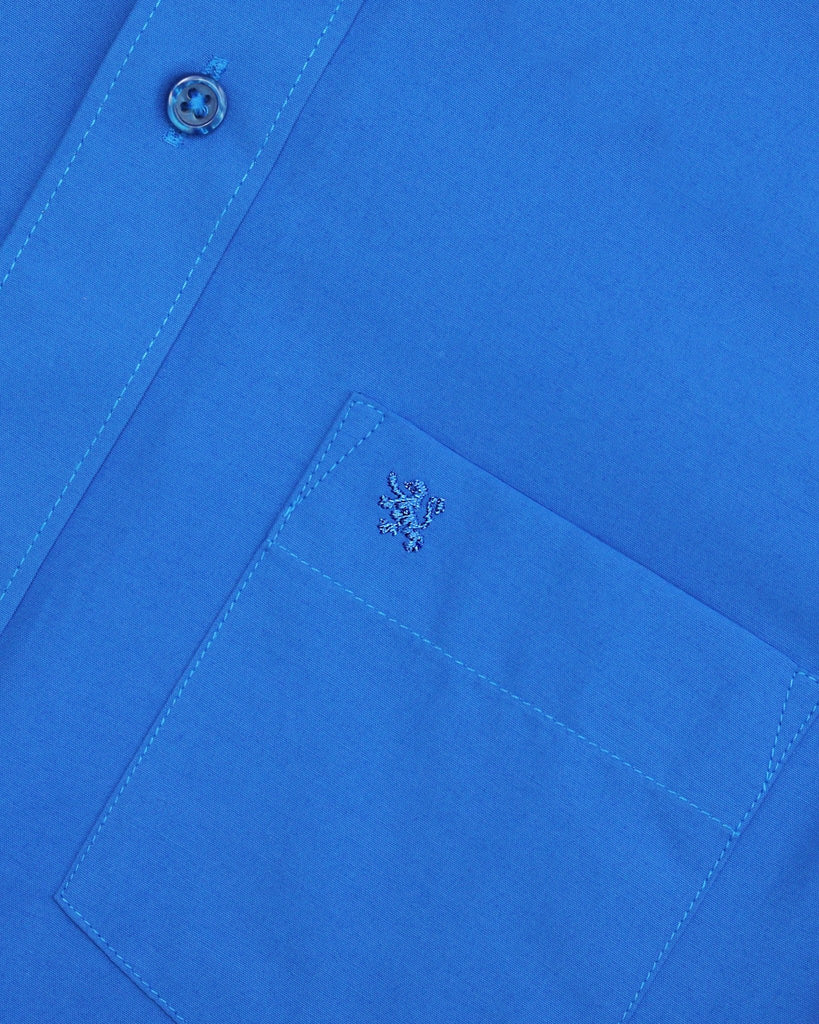 Manchester Junior Camisa de Vestir: Regular Fit Cuello Roma - Manchester