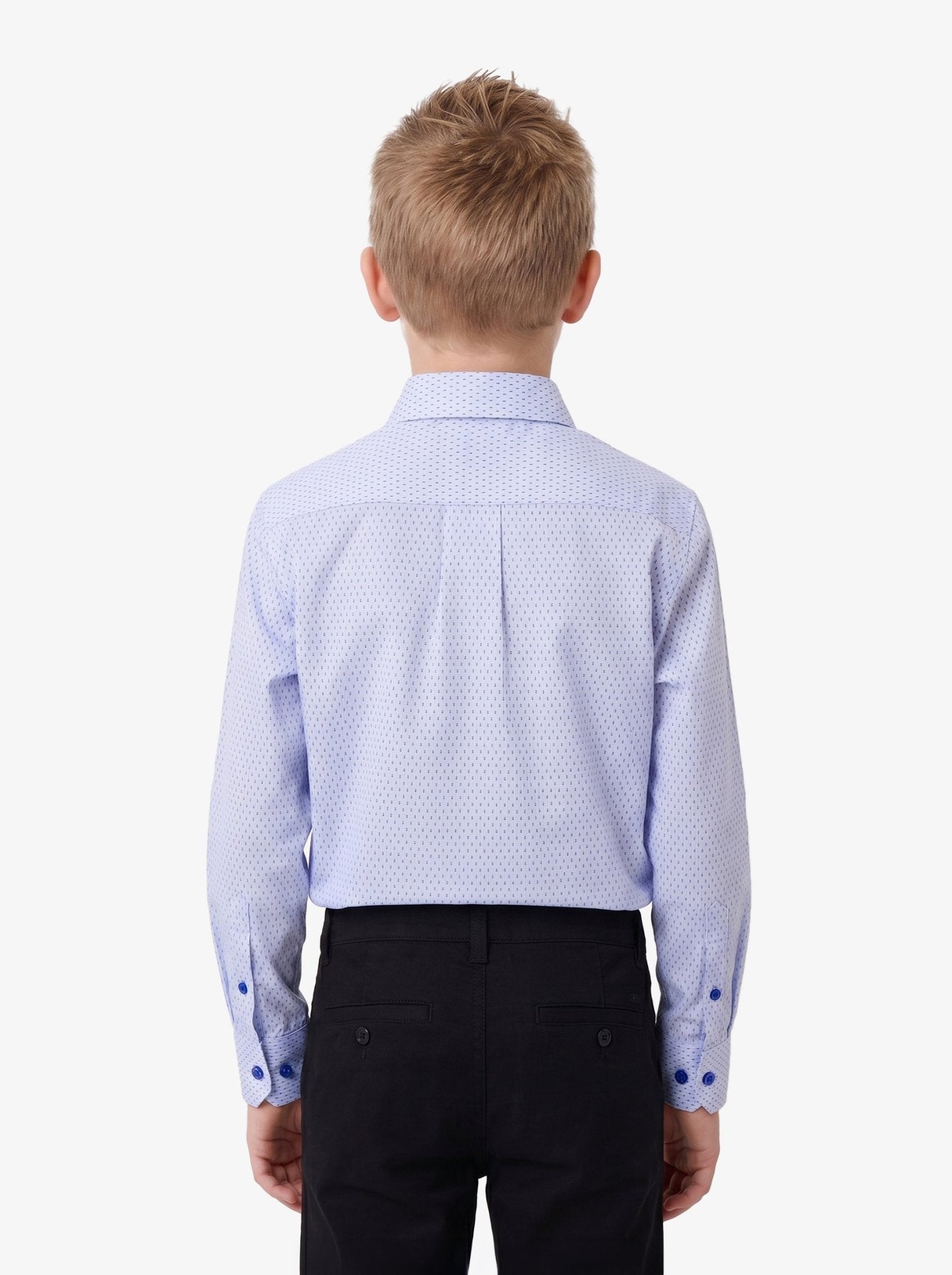 Manchester Junior Camisa Vestir Manga Larga Lisa - Manchester