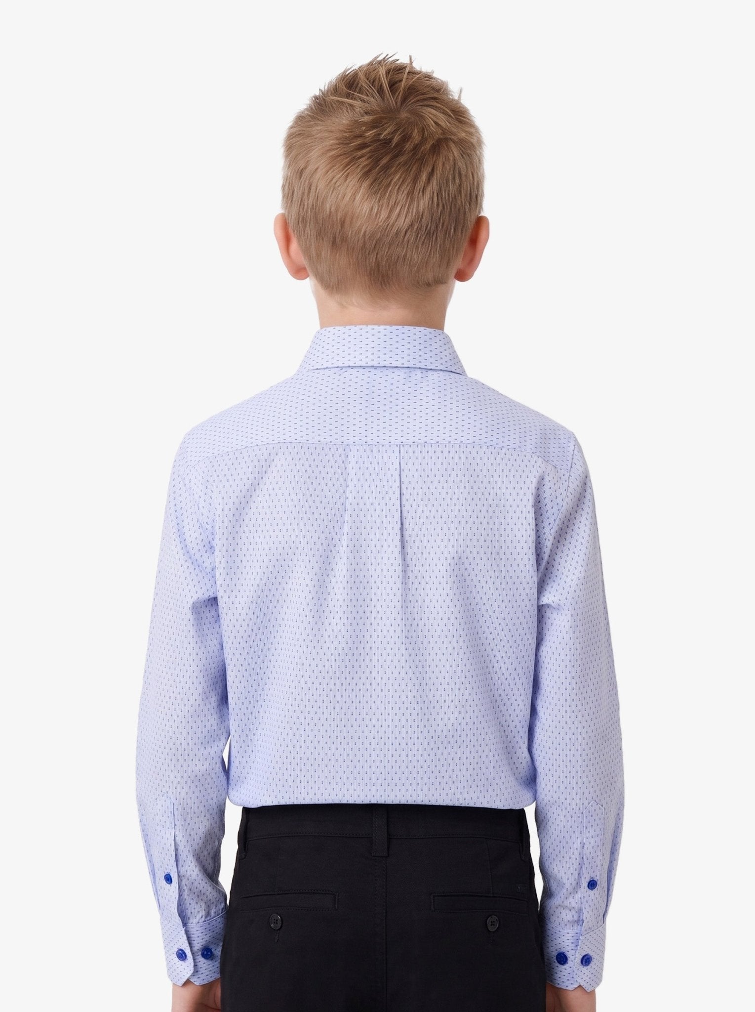 Manchester Junior Camisa Vestir Manga Larga Lisa - Manchester