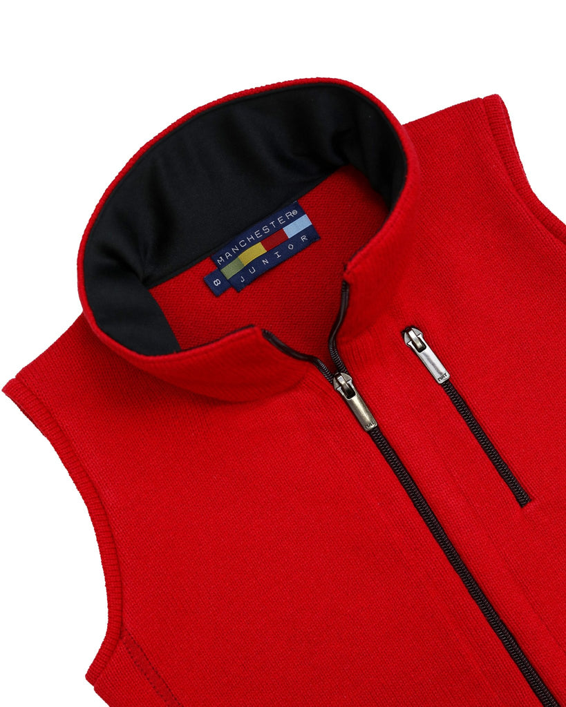 Manchester Junior Chaleco a Punto Liso - Manchester