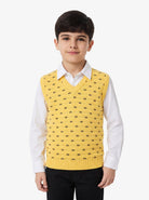 Manchester Junior Chaleco en Acrílico Puro - Cuello V - Manchester