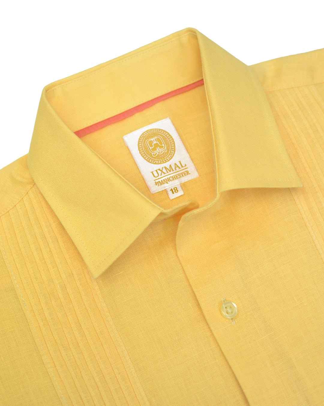 Manchester Junior Guayabera 100% Lino - Manga Larga - Manchester