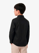 Manchester Junior Guayabera 100% Lino - Manga Larga - Manchester