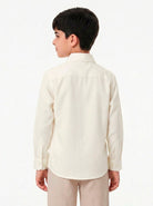 Manchester Junior Guayabera 100% Lino - Manga Larga - Manchester