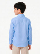 Manchester Junior Guayabera 100% Lino - Manga Larga - Manchester