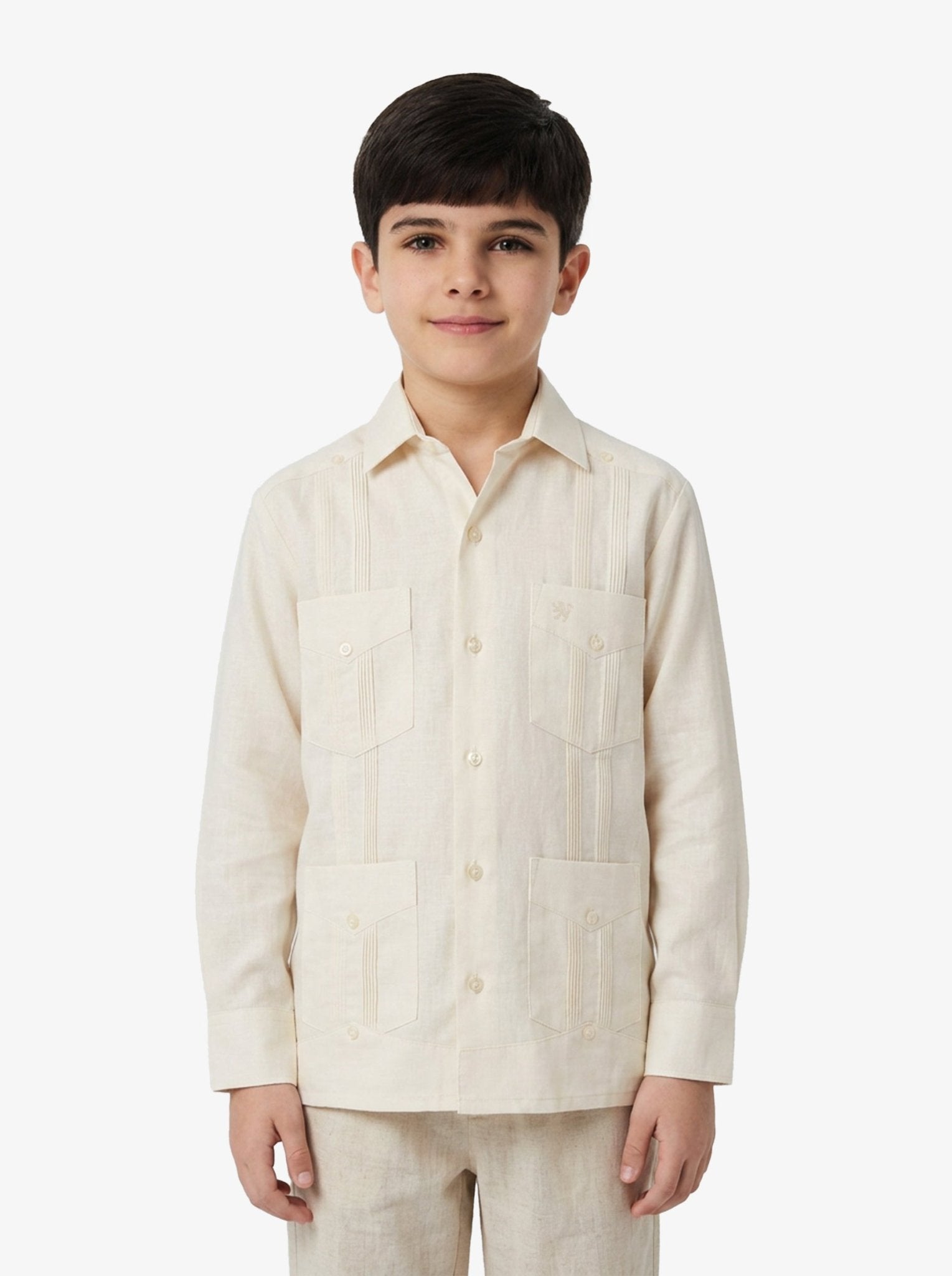 Manchester Junior Guayabera Algodón y Poliéster - Manchester
