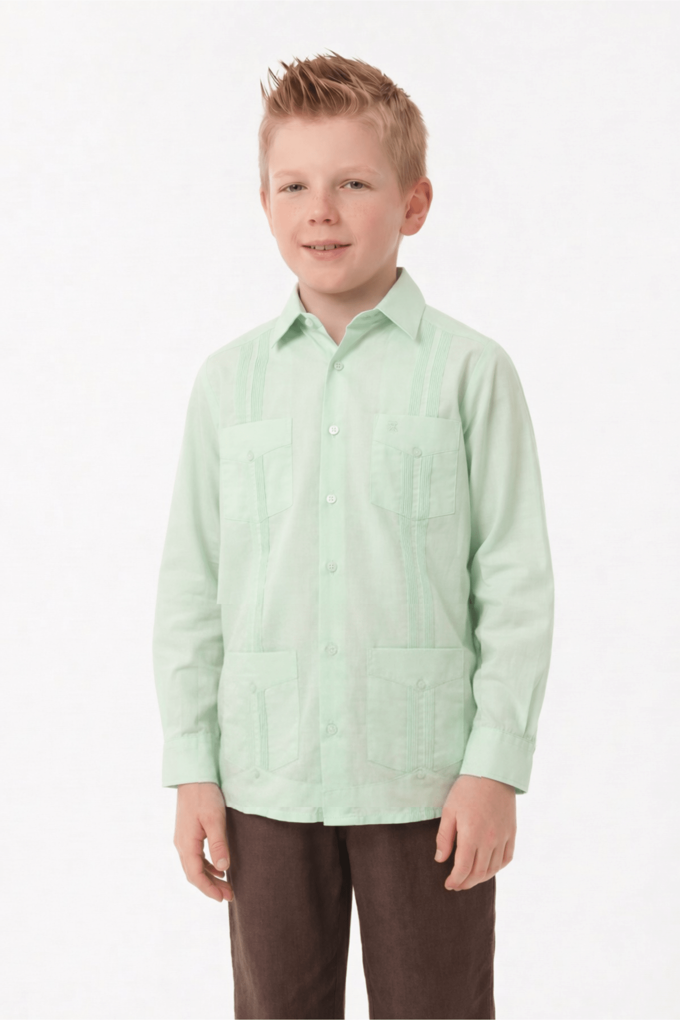 Manchester Junior Guayabera Algodón y Poliéster - Manchester